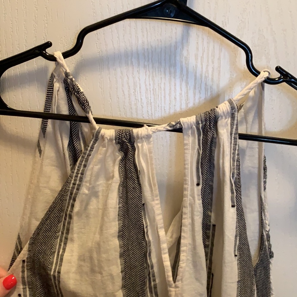 Medium black and white Striped Dress - Picture 5 of 7